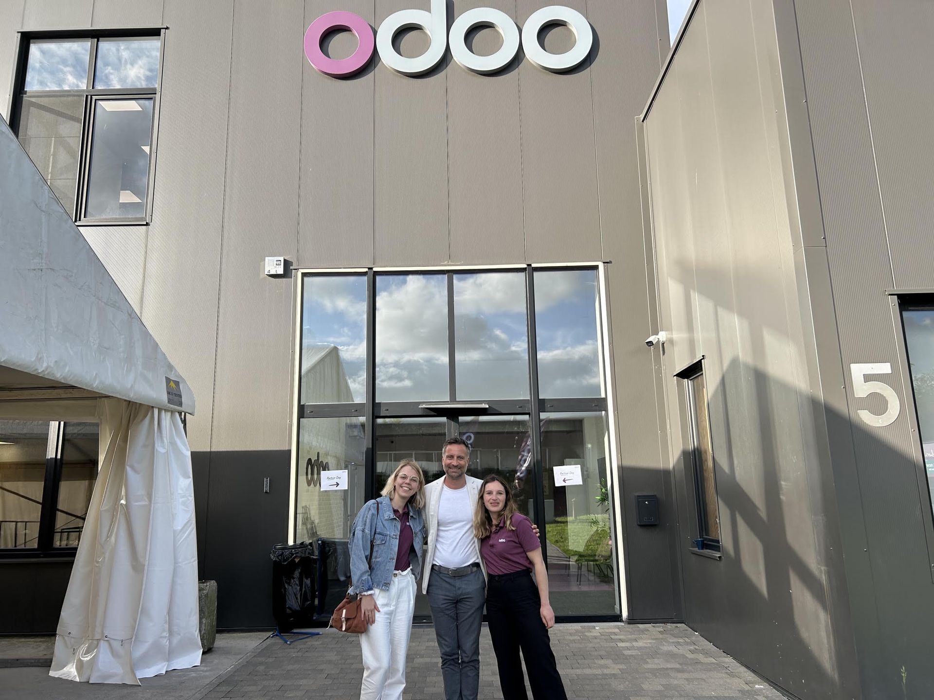 Cloudunify beim Odoo-Headquarter in Louvain
